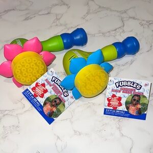 NWT 1pc Fubbles Sunflower Dippin' Bubble Blower